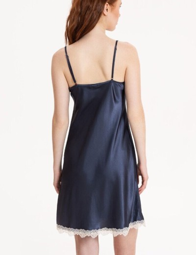 Атласная сорочка Mia-Mella JULIA CHARME 8730 черника, Цвет: черника, Размеры: XS, изображение 2