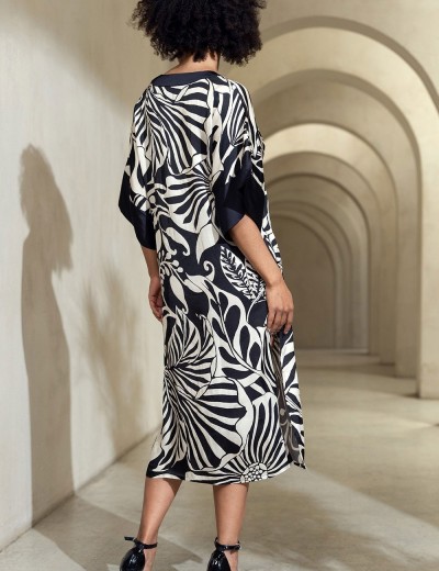 Туника из смесового шёлка Mia-Amore MALENA 4144, Цвет: черный, Размеры: S/M, изображение 2