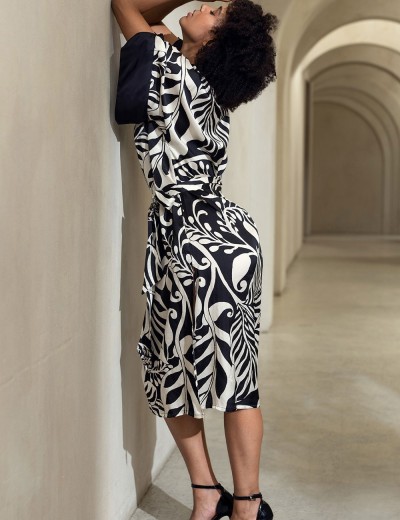 Туника из смесового шёлка Mia-Amore MALENA 4144, Цвет: черный, Размеры: S/M, изображение 4