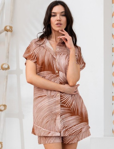 Комплект из хлопка со льном Mia-Amore PASADENA 5545, Цвет: карамельный, Размеры: 2XL, изображение 4