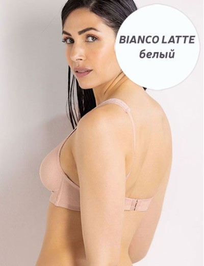 Бюстгальтер бралетт без косточек Sielei DARLING 1886 bianco latte, Цвет: bianco latte (белый), Размеры: 80B, изображение 2