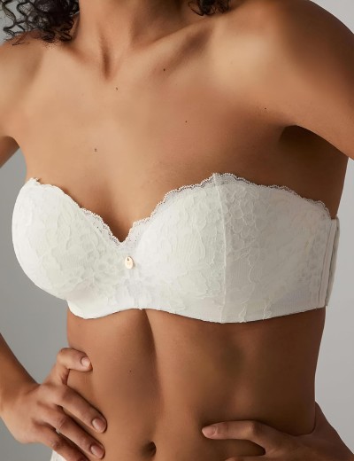 Бюстгальтер бандо с боковой застёжкой Ysabel Mora 10618, Цвет: шампань, Размеры: 70B, изображение 2