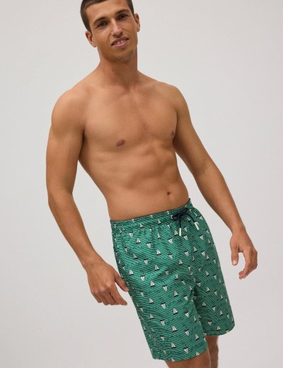 Мужские пляжные шорты Ysabel Mora GRANADELLA 90315, Цвет: зеленый, Размеры: M, изображение 4