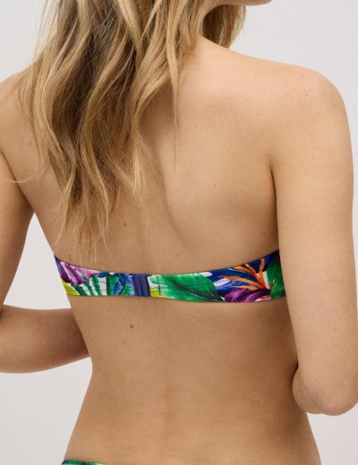 Бюст бандо с тропическим принтом Ysabel Mora SALINA 83013, Цвет: мульти, Размеры: 85B, изображение 3