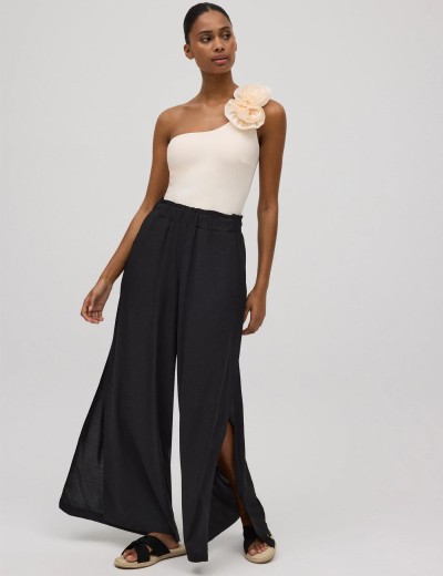 Чёрные брюки для пляжа Ysabel Mora TINHARE 86150, Цвет: чёрный, Размеры: M, изображение 2