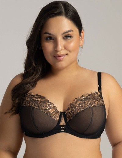 Бюстгальтер полумягкий Ava LIANA 2143 PU black, Цвет: черный, Размеры: 90E, изображение 5