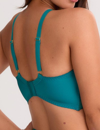 Бюстгальтер бралетт Bella Misteria EMERALD ABYSS soft bralette ZIELONY, Цвет: изумрудный, Размеры: 75A, изображение 2