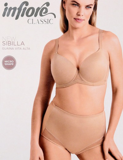 Трусы слипы высокие Infiore NEW SIBILLA skin, Цвет: skin (телесный), Размеры: M, изображение 6