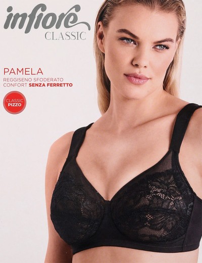 Мягкий бюстгальтер без косточек Infiore PAMELA nero, Цвет: nero (черный), Размеры: 90D, изображение 6