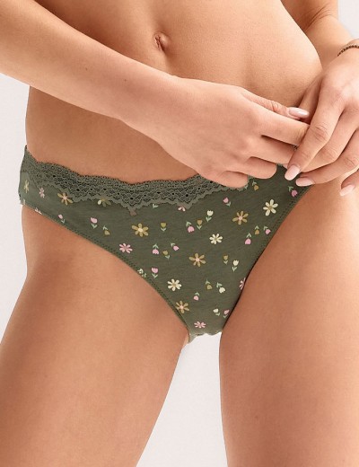 Комплект Infiore TULIPS триангул+слипы TLP2746 primavera, Цвет: primavera (зеленый), Размеры: 75B, изображение 4