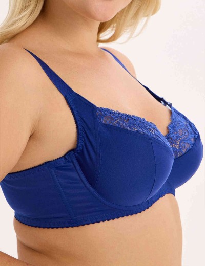 Бюстгальтер мягкий с подкроем Lina A 6021 ривьера, Цвет: ривьера, Размеры: 80E, изображение 4