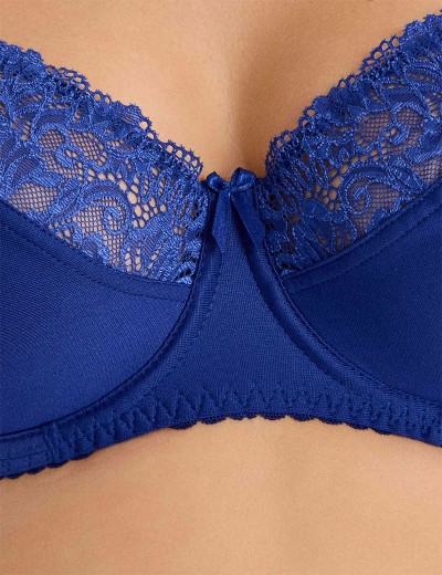 Бюстгальтер мягкий с подкроем Lina A 6021 ривьера, Цвет: ривьера, Размеры: 80E, изображение 3