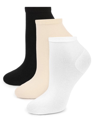 Носочки хлопковые укороченные Marilyn FORTE 58 B белый, Цвет: белый, Размеры: 36/40, изображение 3