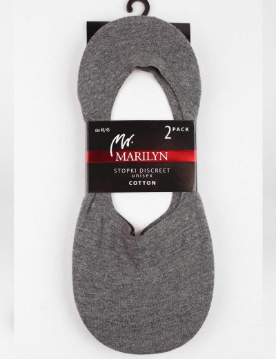 Подследники хлопковые Marilyn STOPKI DISCREET MEN тёмно-серый, Цвет: тёмно-серый, Размеры: UN, изображение 2
