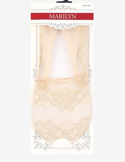 Эластичные сетчатые следки Marilyn STOPKI LACE Z32 телесный, Цвет: телесный, Размеры: UN, изображение 2