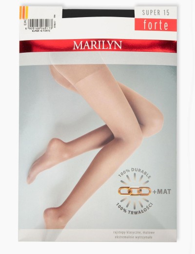 Матовые колготки Marilyn SUPER FORTE 15 den чёрный, Цвет: чёрный, Размеры: 2, изображение 2 Матовые колготки Marilyn SUPER FORTE 15 den чёрный, Цвет: чёрный, Размеры: 2, изображение 2