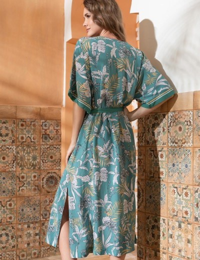 Длинная туника из вискозы Mia-Amore IMANY 5491, Цвет: мятный, Размеры: L/XL, изображение 2