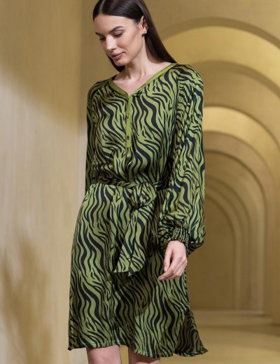 Туника с длинным рукавом Mia-Amore IRMA 4151, Цвет: оливковый, Размеры: 4XL/5XL, изображение 4