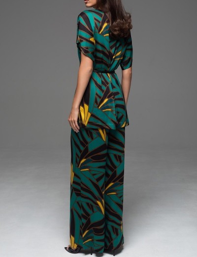 Комплект-двойка из шёлковой вискозы Mia-Amore MALACHITE 5536, Цвет: мультиколор, Размеры: 2XL, изображение 2