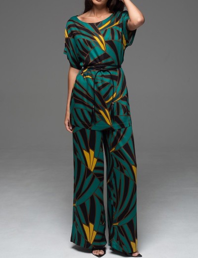 Комплект-двойка из шёлковой вискозы Mia-Amore MALACHITE 5536, Цвет: мультиколор, Размеры: 2XL, изображение 3