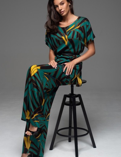 Комплект-двойка из шёлковой вискозы Mia-Amore MALACHITE 5536, Цвет: мультиколор, Размеры: 2XL, изображение 4