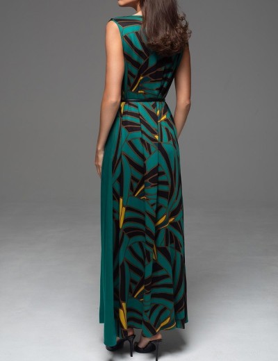 Сарафан на широких бретелях Mia-Amore MALACHITE 5538, Цвет: мультиколор, Размеры: 2XL, изображение 2