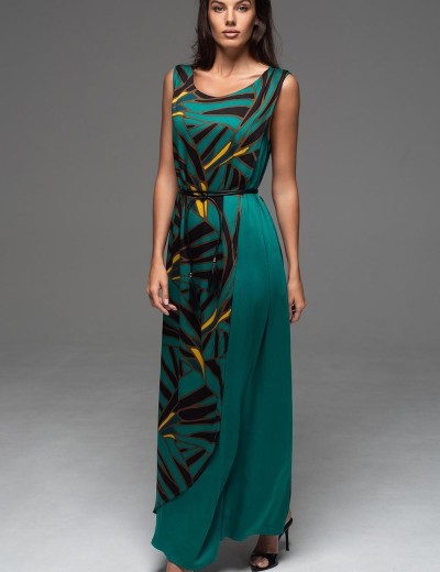 Сарафан на широких бретелях Mia-Amore MALACHITE 5538, Цвет: мультиколор, Размеры: 2XL, изображение 3