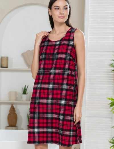 Фланелевая сорочка в клетку Mia-Amore Mr&Mrs SMITH 5100 красно-черный, Цвет: красно-черный, Размеры: 3XL, изображение 4