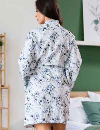 Халат из хлопкового муслина Mia-Amore SELESTINA 5443, Цвет: мультицвет, Размеры: L/XL, изображение 2