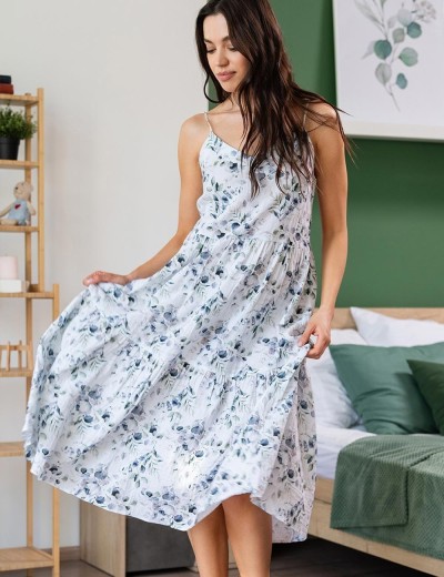 Сарафан из хлопкового муслина Mia-Amore SELESTINA 5448, Цвет: мультицвет, Размеры: 3XL, изображение 3