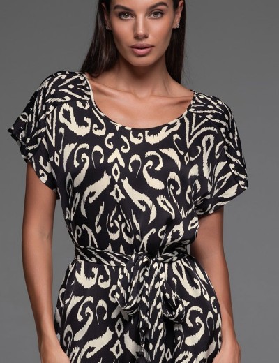 Туника с узором Mia-Amore SALMA 4164, Цвет: черный, Размеры: S/M, изображение 3