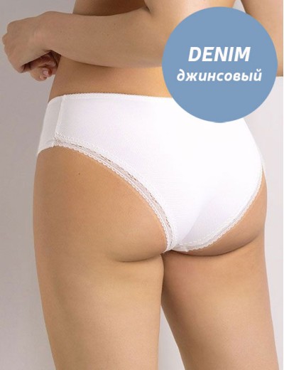 Высокие трусы слипы Sielei DARLING 1879 denim, Цвет: denim (джинсовый), Размеры: 2XL, изображение 2