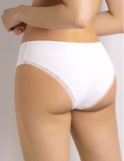 Высокие трусы слипы Sielei DARLING 1879 bianco latte, Цвет: bianco latte (белый), Размеры: M, изображение 2