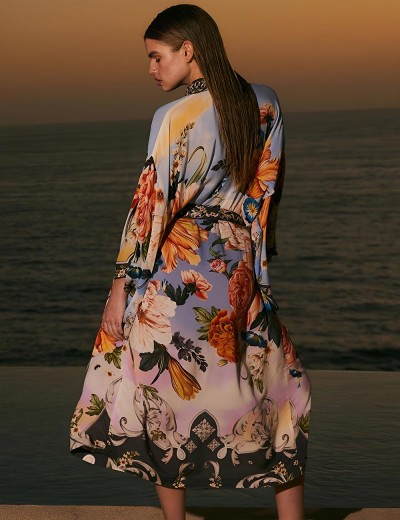 Пляжный халат Agua Bendita 12282 DEBRA NUMEN, Цвет: голубой, Размеры: UN, изображение 2