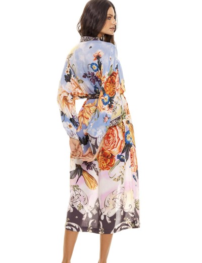 Пляжный халат Agua Bendita 12282 DEBRA NUMEN, Цвет: голубой, Размеры: UN, изображение 5