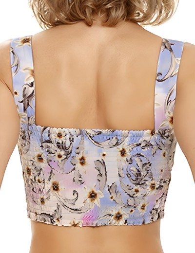 Топ на широких бретелях Agua Bendita 12288 LEAH NUMEN, Цвет: голубой, Размеры: S, изображение 3