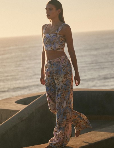 Пляжные брюки Agua Bendita 12289 CAROLINE NUMEN, Цвет: голубой, Размеры: L, изображение 4