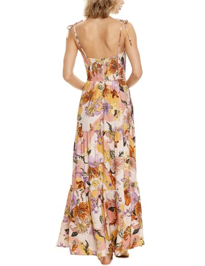 Длинный сарафан Agua Bendita 12801 SUZIE VITREO, Цвет: белый, Размеры: L, изображение 3