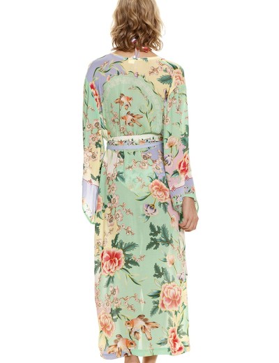 Халат-парео Agua Bendita 13163 KIMI KORIN, Цвет: зеленый, Размеры: UN, изображение 2