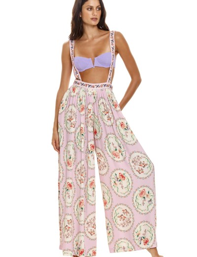 Пляжные брюки свободного кроя Agua Bendita 13167 KENNER KORIN, Цвет: розовый, Размеры: L, изображение 3