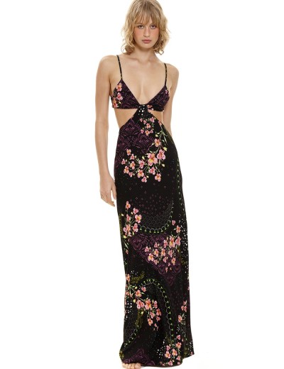 Пляжный сарафан Agua Bendita 13189 SELENE GLEAM, Цвет: черный, Размеры: L, изображение 2