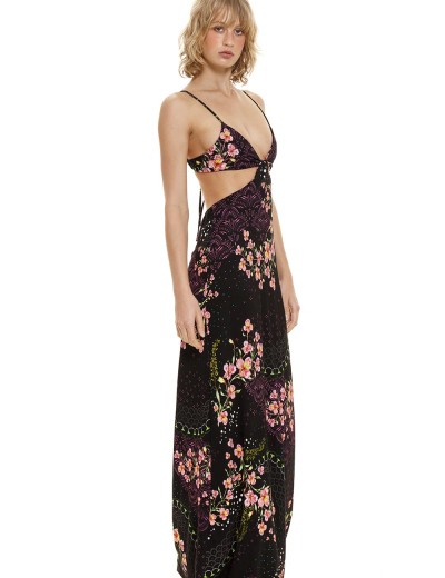 Пляжный сарафан Agua Bendita 13189 SELENE GLEAM, Цвет: черный, Размеры: L, изображение 4