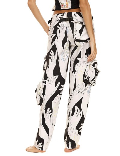 Пляжные брюки с карманами Agua Bendita 13195 LISINA GLEAM, Цвет: белый, Размеры: M, изображение 3