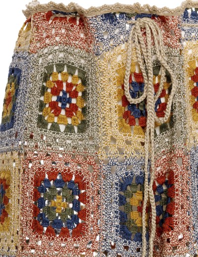 Ажурные пляжные брюки Agua Bendita 15191 ROOTS HARVEST, Цвет: белый, Размеры: M, изображение 4