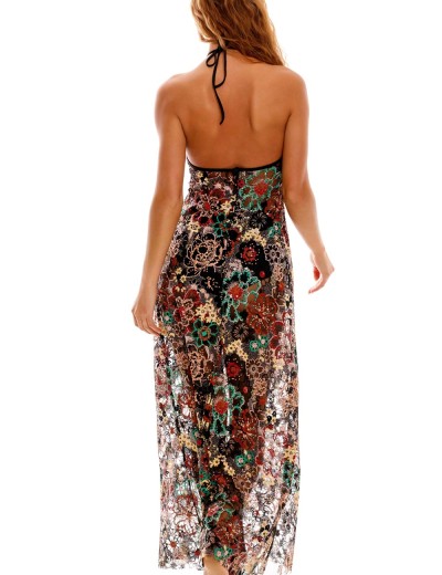 Полупрозрачное пляжное платье Agua Bendita 15454 SARI DAWN, Цвет: черный, Размеры: S, изображение 3