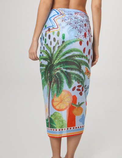 Пляжное парео Agua Bendita 5797 MARINE GOA, Цвет: голубой, Размеры: UN, изображение 2 Пляжное парео Agua Bendita 5797 MARINE GOA, Цвет: голубой, Размеры: UN, изображение 2