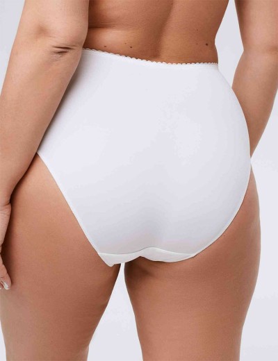 Высокие трусы слипы Elli 420 молоко, Цвет: молоко, Размеры: L, изображение 3
