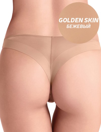Трусики бразилиана Lormar SHINE brasiliana golden skin, Цвет: golden skin (беж), Размеры: M, изображение 3