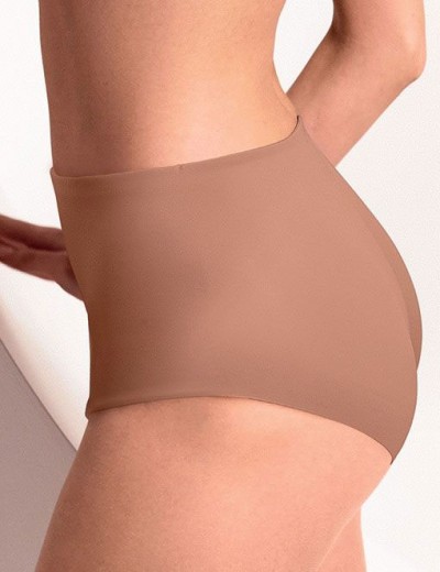 Высокие гладкие трусы Lormar ULTRA culotte bronze skin, Цвет: bronze skin (кофе), Размеры: M, изображение 7