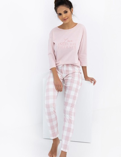 Хлопковая пижама Sensis ANNABELLE, Цвет: розовый, Размеры: M, изображение 3 Хлопковая пижама Sensis ANNABELLE, Цвет: розовый, Размеры: M, изображение 3